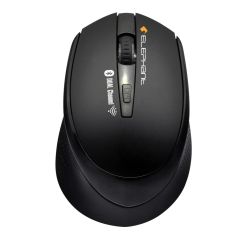 ELEPHANT - M525 Bluetooth and Wireless Dual Band Full Mute Mouse CR-M525-BK