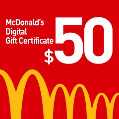 McDonald's - HK$50 Digital Gift Certificate CR-MD-50-25B1