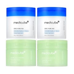 [預購] Medicube Set - 爽膚棉4件組 (ZERO 毛孔爽膚棉2件+EXOSOME CICA 爽膚棉2件) [預計送貨日期: 四月十八日] CR-ME_ZERO_CICA