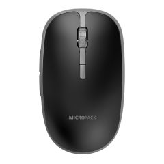 Micropack - Speedy Silent 2 Dual Modes Wireless Mouse with mouse pad (Multi Color Options) CR-MP-729B-MO