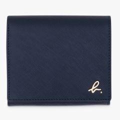 agnes b. - Leather Wallet (Blue) CR-N862VCK8_600