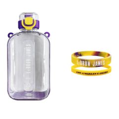 NBA - Sports bottle + 2 pcs. set Silicone Handstrap (LeBron James) CR-NBPA-BOT240094