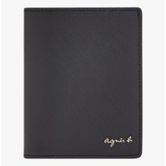 agnes b. - Leather Wallet (Grey) CR-O620VCJ7_8024