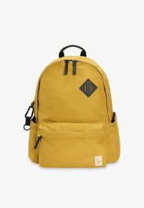 agnès b. - 男女通用尼龍背包 (黃色/深紫色)