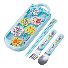 Pokémon - Stainless Steel Cutlery Set (Blue / Green / Yellow) CR-SD-PSSCS-MO