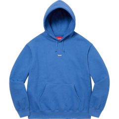 Supreme - Underline Hooded Washed Royal Blue Sweatshirt - M SPM-UDL-BLU-M