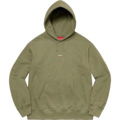 Supreme - Underline Hooded Olive Sweatshirt