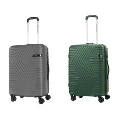 American Tourister - ELLEN luggage (55/68/79cm) TSA (Grey/Dark Green) CR-SS-DO8-all