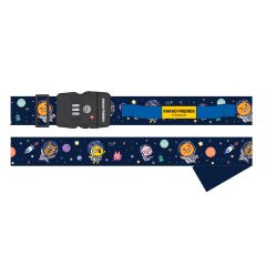Kakao Friends - (Space Theme) Luggage Strap with TSA Combination Lock CR-YT3102