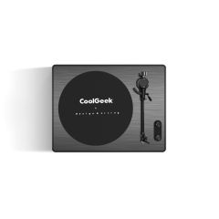 Coolgeek CS-01 經典黑一體式膠唱盤 炭灰色 CS-01-CG
