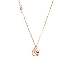 MOONART - Necklace-Cynthia Collection - Tour Pink CR-CT284R