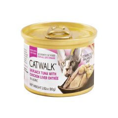 Catwalk - Skipjack Tuna with Chicken Liver|Cat Can (80g) #13868CW-TLC