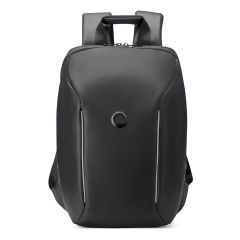 Delsey - SECURAIN 1-CPT BACKPACK - PC PROTECTION 16" (Black/White) CR-D001020-All