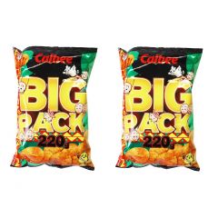 CALBEE HOT & SPICY POTATO CHIPS BIG PACK 220g (2Packs) D8871002400958
