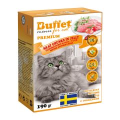 Buffet - 優質牛肉貓濕主食 190g DB9802