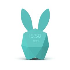 MOB - 可愛兔子時鐘 - 藍色/ 粉色