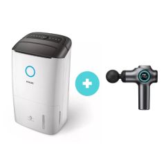 Philips - DE5205/39 25L 2-in-1 Air Dehumidifier + OTO S-GUN – Wireless Massage Gun (SG-300) (OTO SG-300 Value $998) CR-DE5205_FG-SG-300