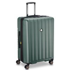 Delsey Longitude 76 CM  雙排萬向輪可擴展行李箱 - 綠色