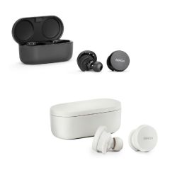 Denon - PerL True Wireless Bluetooth Earphone [Black/White] DENON_PERL_ALL