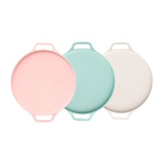 MYTEM DONO - 30cm Creamic Pan (Suitable for IH) (Peach Pink / White / Green Blue) DONO30-ALL