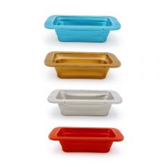 DR1089-MO Dr. Cook - Silicone Foldable Rectangular Bread & Cake Baking Mold Pan 1.3L(4 colors option)