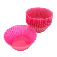 Dr. Cook - Silicone Reusable Muffin Molds Baking Cups (Set of 12) DR1115
