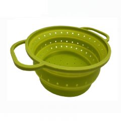 Dr. Cook - Silicone Multifunctional Collapsible Colanders 16cm - Blue / Green DR1157-58