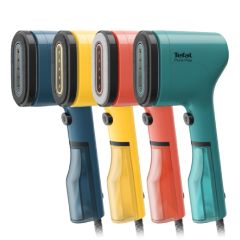 Tefal - PURE POP Handheld steamer DT2020 - Alpes Blue / Coral Red / Pine Green / Sunshine Yellow DT202-R-MO