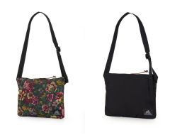 Gregory - CLASSIC BAGS Easy Messenger 斜揹袋 (小) (黑色/綠花)