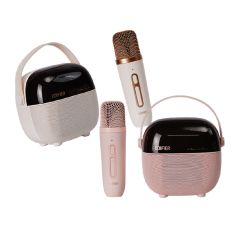 Edifier - Q3C Portable Karaoke Speaker With One Mic (White/Pink) EDIFI_Q3C_ALL