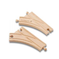 EverEarth - Curved Switch Train Track (2pcs) EE33653