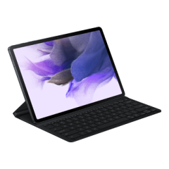 Samsung Galaxy Tab S7 FE 書本式鍵盤保護套 (黑色)