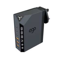 EGO - EXINNO 120W Real-time Wattage Panel 6 Ports USB Charger (US | UK | EU | AU PLUG) EGO-EX120