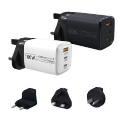 EGO - 100W Optimum GaN2 充電器 [黑色/白色]