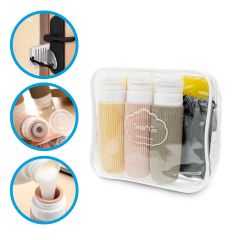 SmartGo - 防盜阻門器和防漏收納瓶 90ml x3 旅行套裝