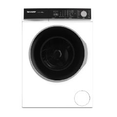 SHARP - 8kg 1200rpm Slim Front-Loading Steam Washing Machine ES-FS8ZH-W ES-FS8ZH-W