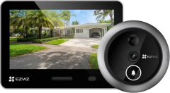 EZVIZ - EP4 4K Touch Panel Smart Cat Eye Camera + Doorbell