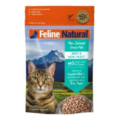 Feline Natural - F9 凍乾貓糧 - 牛肉藍尖尾鱈魚盛宴320g #014985