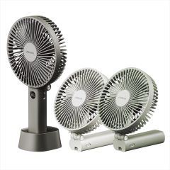 Lumena - FAN PRO MAX Handy Fan (Cream White/Dark Gray/Dusty Green)