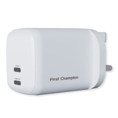 First Champion - USB-C 氮化鎵(GaN) 快速充電器 UWC265PD2C - 65W - with USB-C PD FC-UWC265PD2C-UK