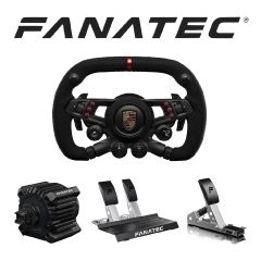 [CNY Promotion Bundle 1] Fanatec GTDD PRO 8Nm Wheel Base/Porsche Vision GT Steering Wheel/CSL Pedals/Loadcell Kit Bundle FCNYPB1