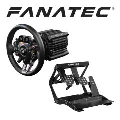 [CNY Promotion Bundle 3] Fanatec GTDD Extreme 15Nm Wheel Base & Steering Wheel/ClubSport Pedals V3 Inverted Bundle FCNYPB3