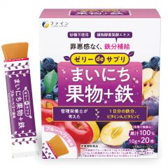 Fine Japan Everyday Fruit Jelly + Iron 200g (10g x 20 stick) FJ-373