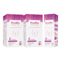 Colli-G - FemiPro Feminine Care Set (FemiPro Capsules 2 boxes + Mist 60ml 1 box) FPCFPM003