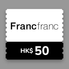 Francfranc HK$50 e-Voucher