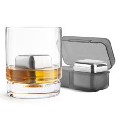 Final Touch - Stainless Steel Whiskey Cubes (Set of 2) FTC320