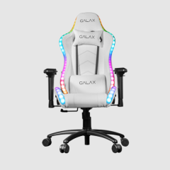 GALAX RGB 電競椅 - 白色 (GA-GC-02S-PLUS-WHT) [免費送貨無安裝/預計送貨時間7-14工作日]