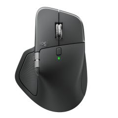 Logitech - MX MASTER 4 Wireless Mouse - (GRAPHITE/PALE GREY) GC-MXMASTER4-MO