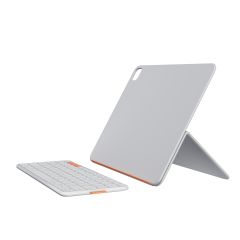 Logitech - Flip Folio For iPad Pro 13-Inch (M4) And iPad Air 13-Inch (M2 & M3) - PALE GREY GC-920-013837