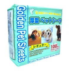 Golden Pet Sheets - Extra Thick Pet Sheets (30x45cm) 100pcs CR-GD-SMALL